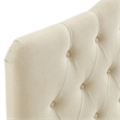 Annabel Premium Linen Blend Twin Headboard in Linen