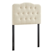 Annabel Premium Linen Blend Twin Headboard in Linen