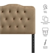 Annabel Stain-Resistant Performance Velvet Twin Headboard in Taupe
