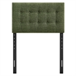 Emily Fabric Upholstered Twin Size Headboard in Foliage