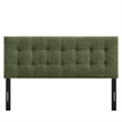 Emily Fabric Upholstered Full Size Headboard in Foliage