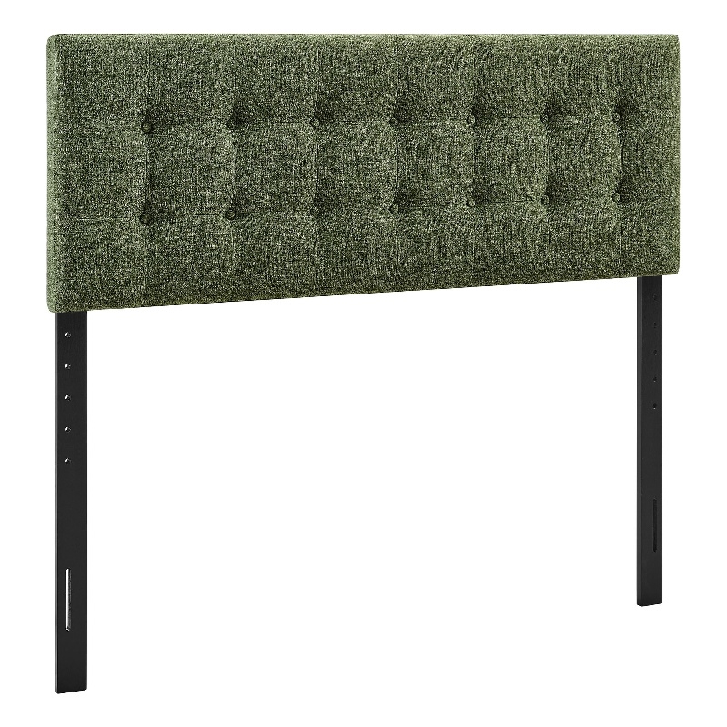 Emily Fabric Upholstered Full Size Headboard in Foliage