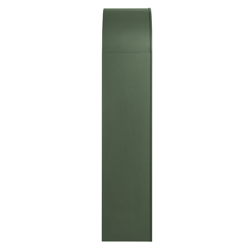 Caleb 4 Arched Display Shelf Bookcase in Hunter Green