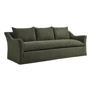 Somerset 92&quot Linen Blend Sofa in Sage