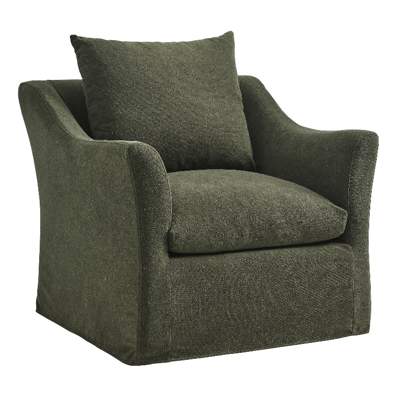 Somerset Linen Blend Armchair in Sage