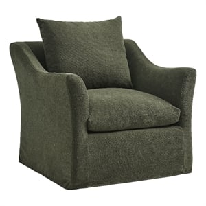 Somerset Linen Blend Armchair in Sage