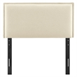 Camille Upholstered Linen Blend Twin Size Headboard in Linen