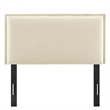 Camille Upholstered Linen Blend Twin Size Headboard in Linen