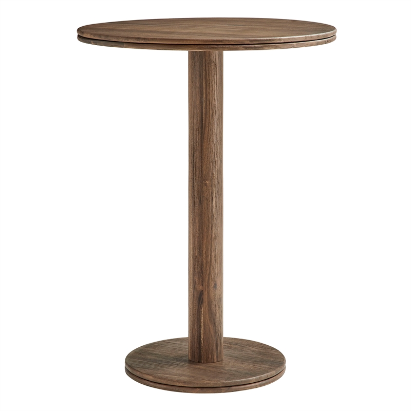 Neo 5-Piece Round Indoor - Outdoor Round Patio Bar Table And Stool Set
