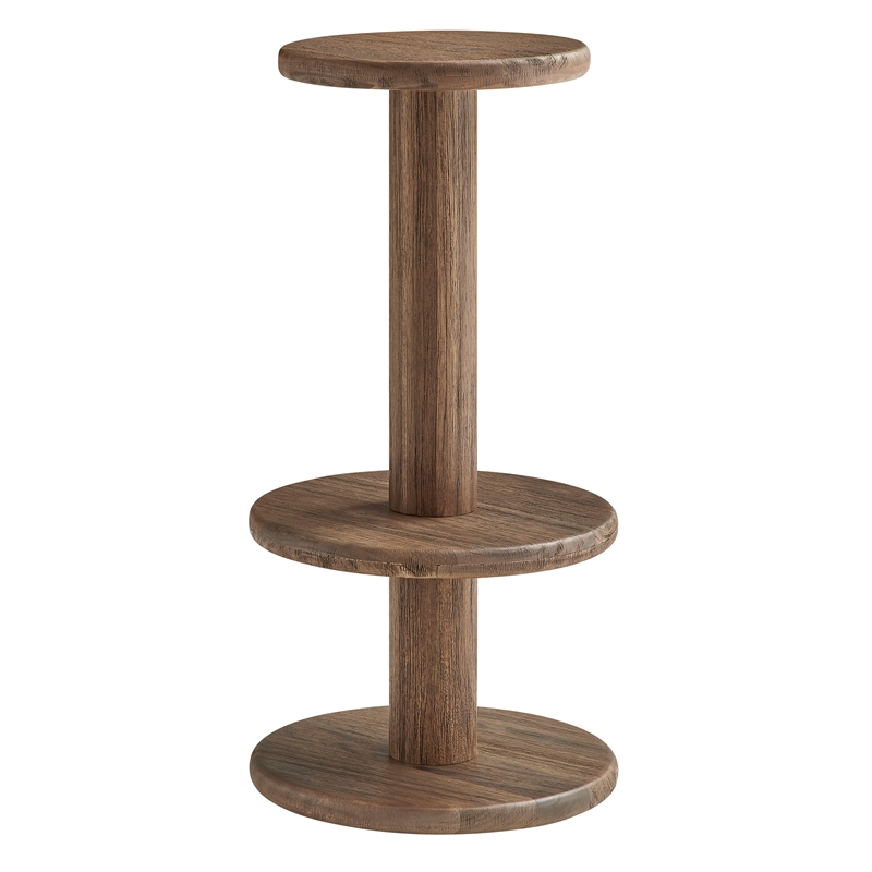 Neo 5-Piece Round Indoor - Outdoor Round Patio Bar Table And Stool Set