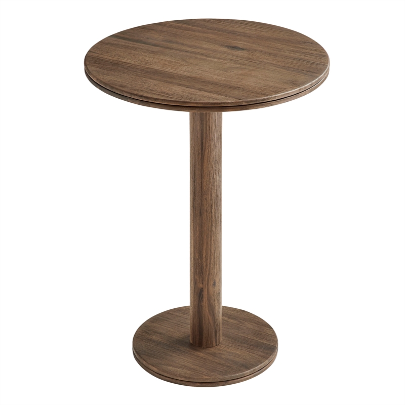 Neo 5-Piece Round Indoor - Outdoor Round Patio Bar Table And Stool Set