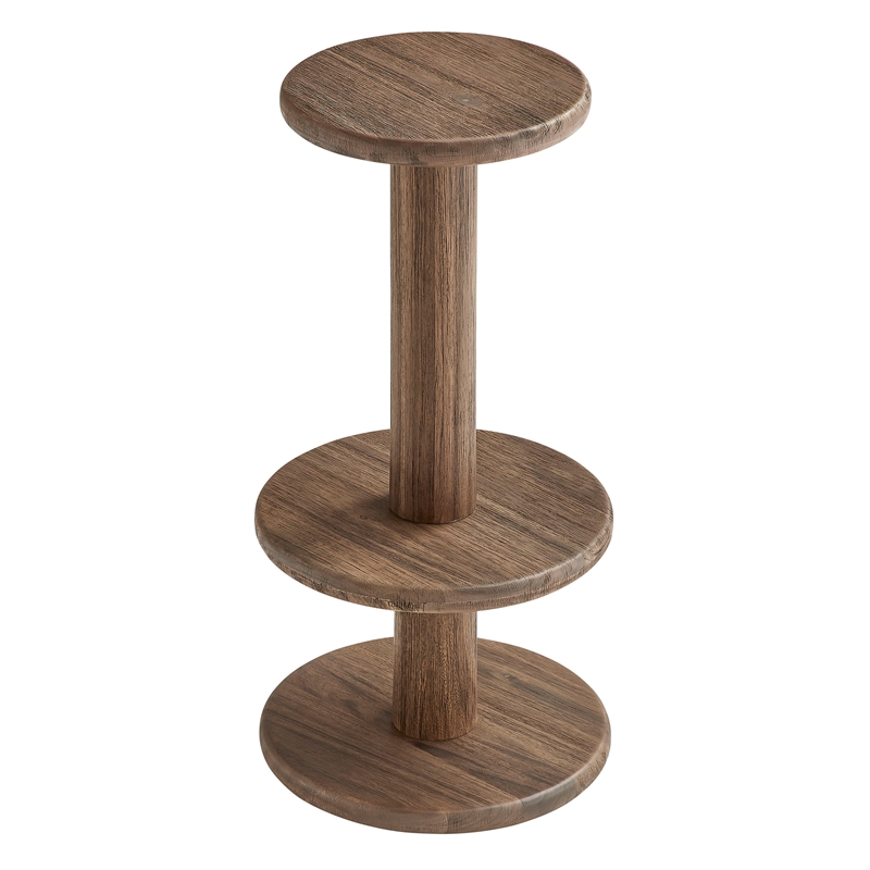 Neo 5-Piece Round Indoor - Outdoor Round Patio Bar Table And Stool Set