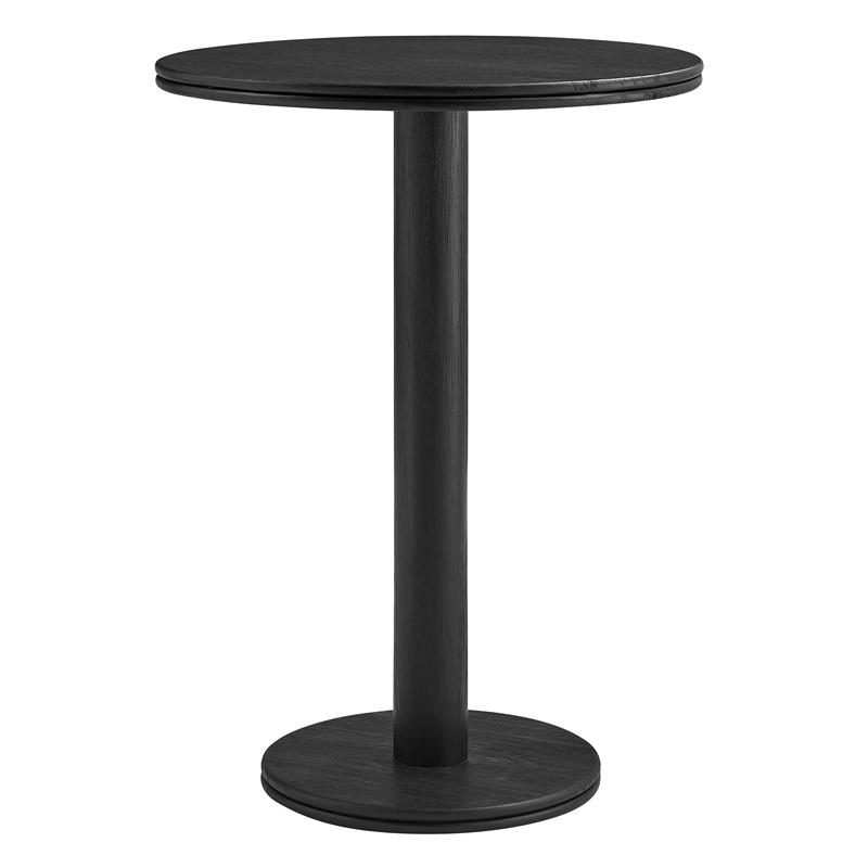 Neo 5-Piece Round Indoor - Outdoor Round Patio Bar Table And Stool Set