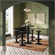 Neo 5-Piece Round Indoor - Outdoor Round Patio Bar Table And Stool Set