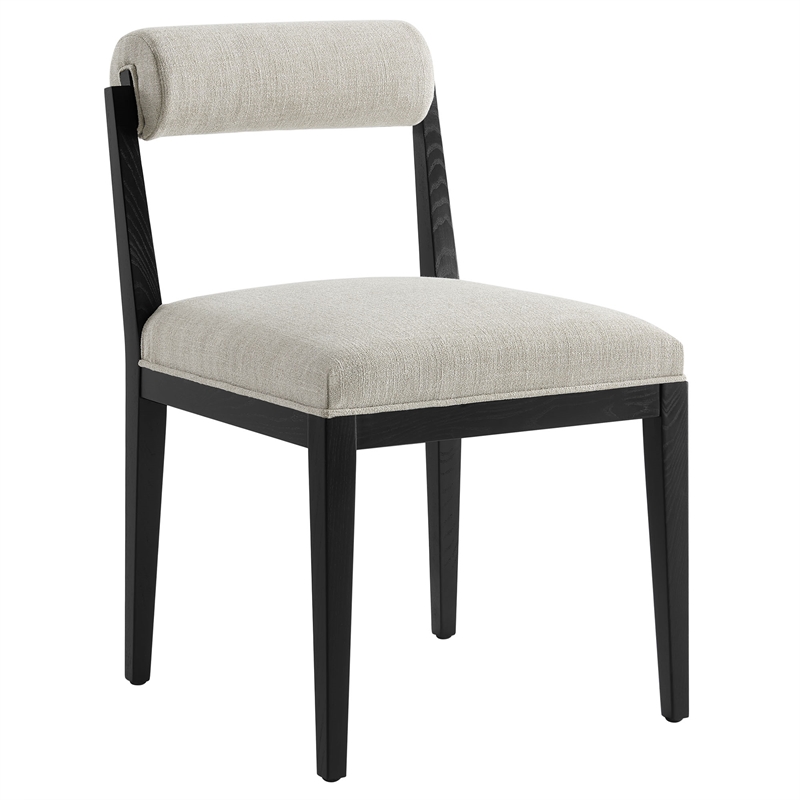 Kai Fabric Dining Chair Set of 2 in Linen