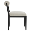 Kai Fabric Dining Chair Set of 2 in Linen