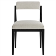 Kai Fabric Dining Chair Set of 2 in Linen