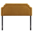 Magnolia Upholstered Fabric Full Size Headboard in Copper