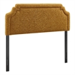 Magnolia Upholstered Fabric Full Size Headboard in Copper