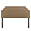 Magnolia Stain-Resistant Performance Velvet Full Size Headboard in Taupe Almond