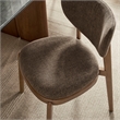 Fenwick Fabric Dining Chairs Set of 2 in Mocha