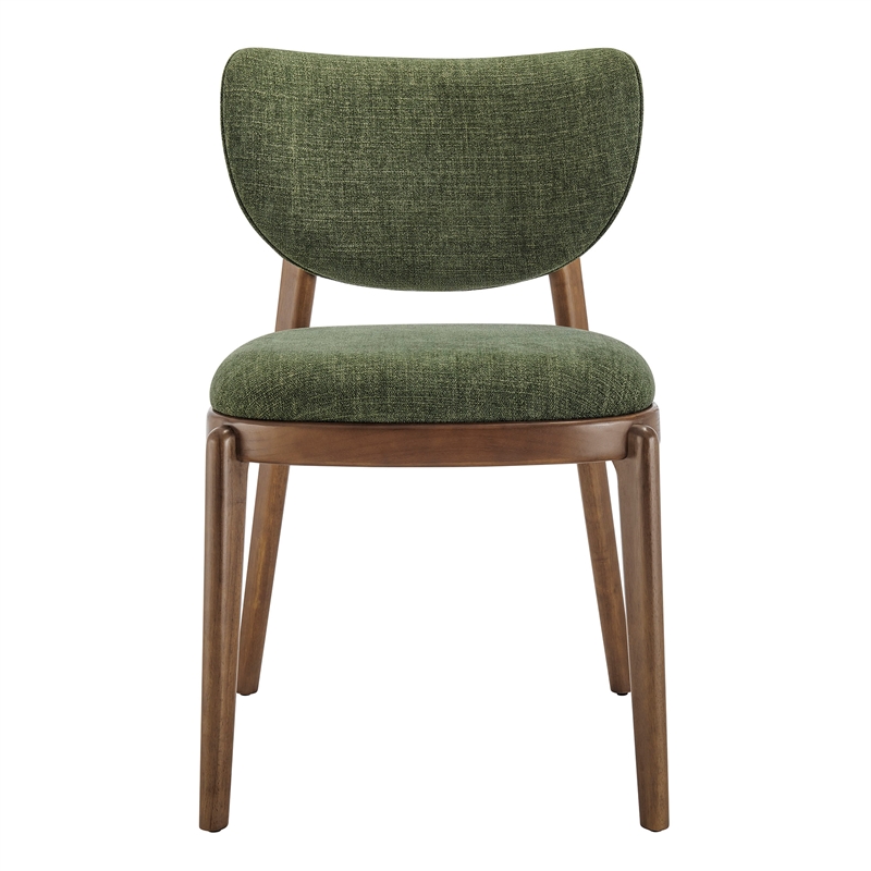 Fenwick Fabric Dining Chairs Set of 2 in Foliage