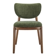 Fenwick Fabric Dining Chairs Set of 2 in Foliage