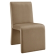 Emory Performance Velvet Dining Side Chair Set of 2 in Taupe