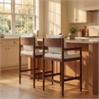 Remington Wood Counter Stool Set of 2 in Salt