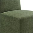 Aster Slub Weave Fabric Slipcovered Dining Chairs Set of 2 in Foliage