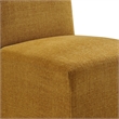 Aster Slub Weave Fabric Slipcovered Dining Chairs Set of 2 in Copper