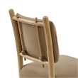 Mauden Performance Velvet Dining Side Chairs Set of 2 in Taupe