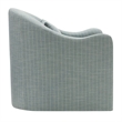 Bardot Slipcovered Striped Accent Chair in Spa Blue Stripe