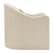 Bardot Slipcovered Striped Accent Chair in Oatmeal Stripe