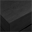 Koval Floating Pedestal 2-Drawer Nightstand in Black