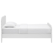 Arlette Twin Size Wood Spindle Bed Frame in White