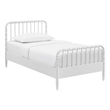 Arlette Twin Size Wood Spindle Bed Frame in White