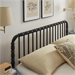 Arlette Full Size Wood Spindle Bed Frame in Black