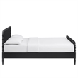 Arlette Full Size Wood Spindle Bed Frame in Black