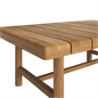 Eleni 41-Inch Outdoor Teak Wood Coffee Table in Natural