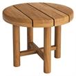Eleni 3-Piece Outdoor Teak Wood Furniture Set in Natural Sail