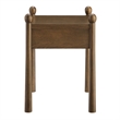 Darcy Wood Nightstand or Side Table in Walnut