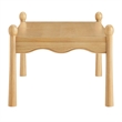 Darcy 46 Inch Wood Coffee Table in Oak