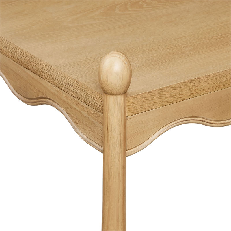 Darcy 46 Inch Wood Coffee Table in Oak
