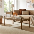 Darcy 46 Inch Wood Coffee Table in Walnut