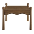 Darcy 46 Inch Wood Coffee Table in Walnut