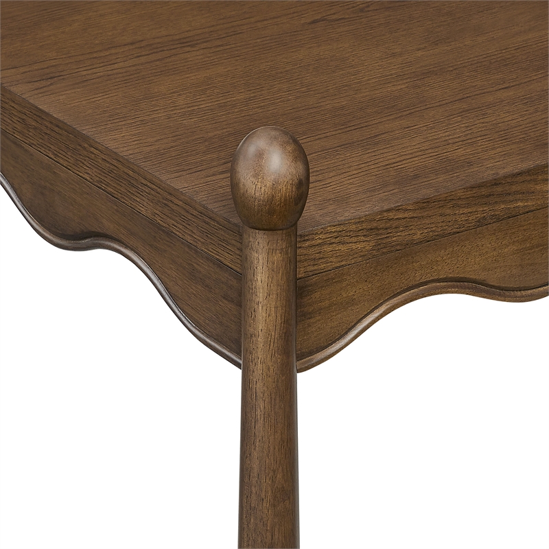 Darcy 46 Inch Wood Coffee Table in Walnut