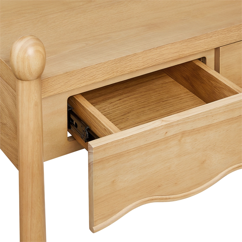 Darcy 44 Inch Wood Console Table in Oak