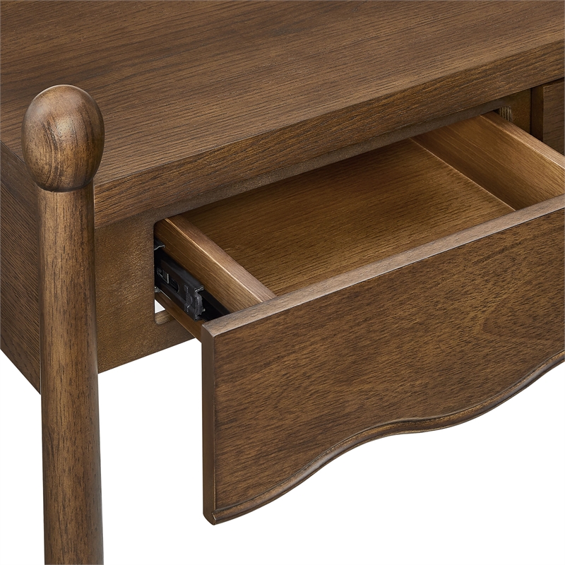 Darcy 62 Inch Wood Computer Desk in Walnut