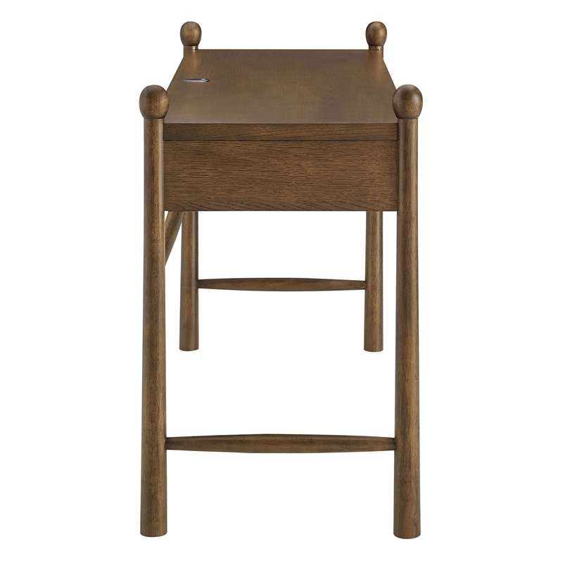 Darcy 62 Inch Wood Computer Desk in Walnut